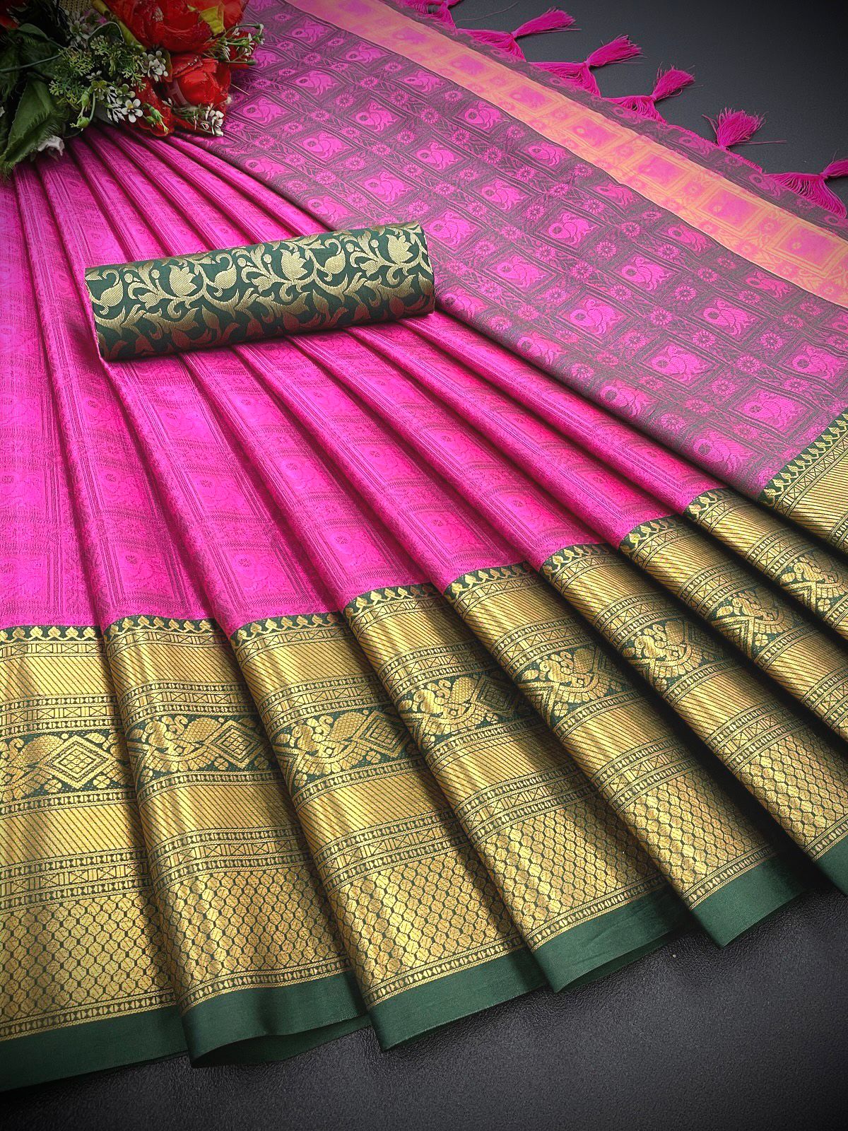 Aab Tapasi Mercerised Designer Non Catalog Sarees
